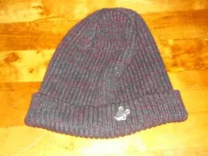 DISNEY PARKS KNIT WINTER HAT W/ MICKEY MOUSE BUTTON ONE SIZE - Picture 1 of 2
