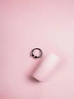 Nose pin 925 Sterling Silver Body jewelry Funky Clip On Nose Clip -Black