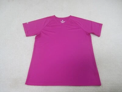 Holloway Shirt Womens Large Pink Short Sleeve V-Neck Performance Ladies - Image 1 of 4