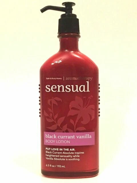 Bath & Body Works Sensual Black Currant Vanilla Body Lotion - 3 Pack