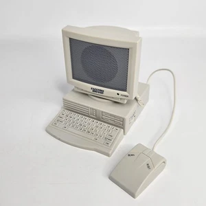 Vintage Electro Brand AM/FM Mini Desktop Computer Radio TESTED 1990s - Picture 1 of 8
