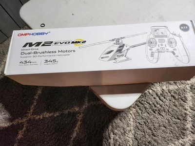 OMP HOBBY M2 EVO MK2 RC Helicopter w/Zorro transmitter RTF W/Bluetooth - Image 1 of 4