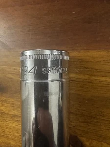 ICON 24MM DEEP SOCKET 1/2” DRIVE S3DM24 METRIC 6 POINT POLISHED - Bild 1 von 3