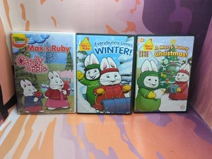 Max & Ruby Movie Lot (3 DVDs) Nickelodeon - Foto 1 di 5