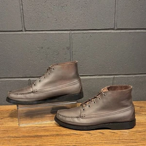 Vintage Dexter Brown Leather Chukka Boots Men’s 11 Made In USA - Picture 1 of 8