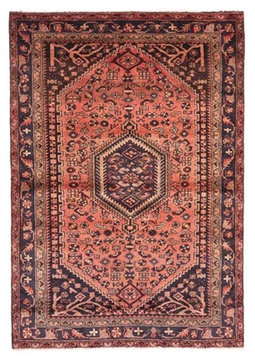 4'8" x 6'8" Traditional Vintage Hand Knotted Oriental Carpet Wool Area Rug - Image 1 of 4