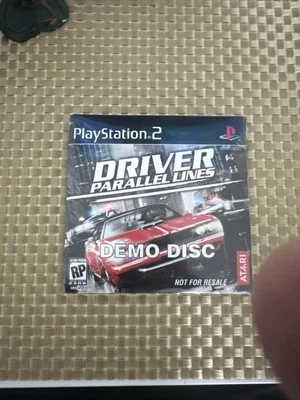 New Sealed Not For Resale Driver Parallel Lines PlayStation 2 (2006) Demo Disc - Image 1 of 4