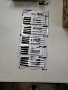 MARCADOR DE BORRADO EN SECO BAZIC 5 PAQUETES DE 4 - Imagen 1 de 2