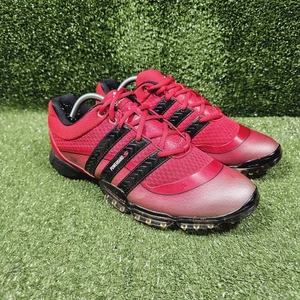 Adidas Powerband S rot sportlich weich Spike Golf Turnschuhe Herren Größe 10 - Bild 1 von 10