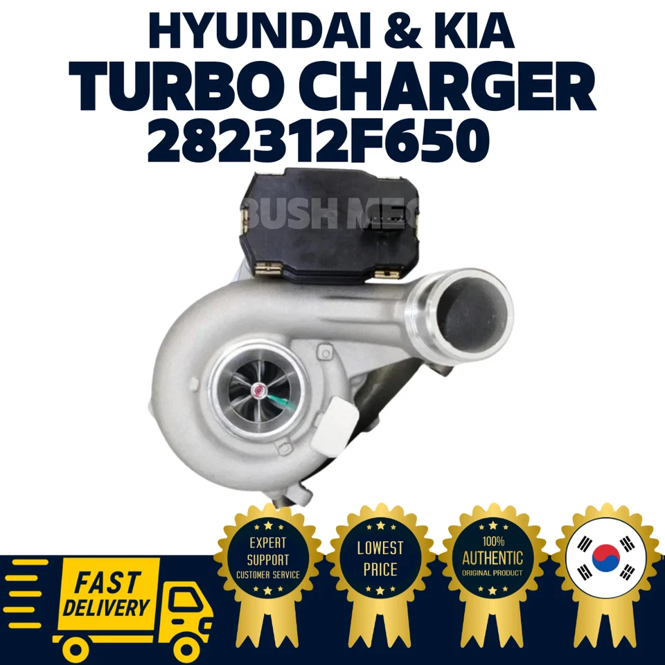 GENUINE OEM Hyundai Kia Turbocharger 282312F650 2.2 CRDi Diesel R-Series Turbo - Image 1 of 1