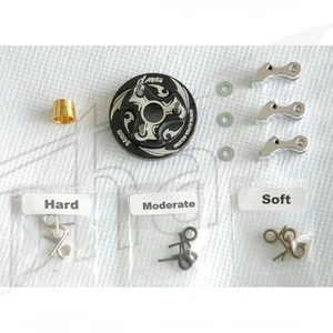 NEUF Alpha Plus Volano Alpha (nero) + Set di ganasce frizione in alluminio (3 pe - Picture 1 of 1