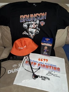 New York Knicks Playoffs Giveaway 2025: Jalen Brunson Bobblehead, Shirt, Hat + - Picture 1 of 9