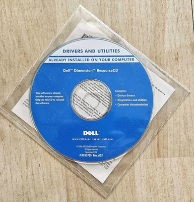 Dell Dimension Resource CD  2002 Sealed PN 05768D Drivers and Utilities - Image 1 of 2