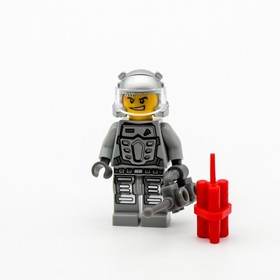 Power Miners Rex LEGO Minifig + Accessories TNT Radio Fire Blaster pm024