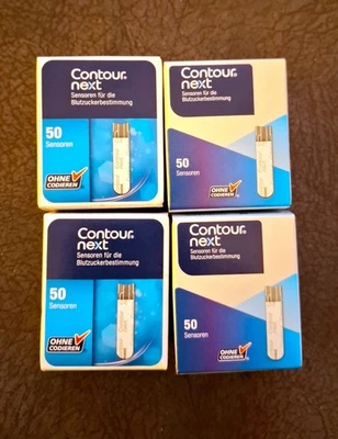 Contour Next Blutzucker Teststreifen  4 X 50 Stück - Bild 1 von 2