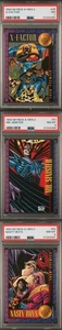 1993 X-Men Series 2 Card #48 X-Factor PSA 7 #51 Sinister #54 Nasty Boys PSA 8 - Picture 1 of 7