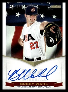 2012 Panini USA Baseball Collegiate National Team #21 Bobby Wahl Auto #/399 - Picture 1 of 2