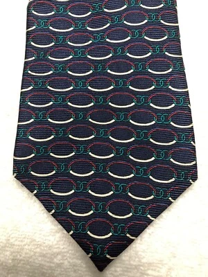 JT BECKETT CORBATA HOMBRE AZUL MARINO CON AZUL ROJO VERDE 4 X 58 Foto 1 de 4