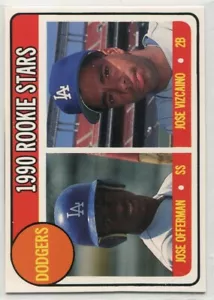 Revista de tarjetas de béisbol 1990 '69 Topps #17 estrellas novatas de los Dodgers de Los Ángeles - Imagen 1 de 2