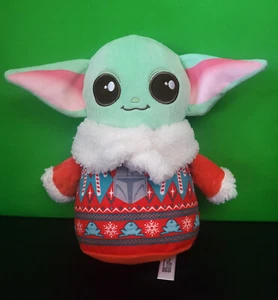 Star Wars Mandalorian Grogu Christmas Holiday Sweater 8" Plush - Picture 1 of 3