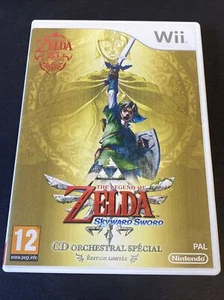 THE LEGEND OF ZELDA SKYWARD SWORD JEU NINTENDO WII PAL EDITION LIMITEE AVEC CD - Imagen 1 de 5