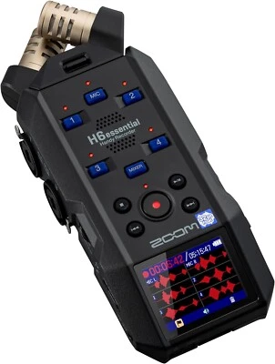 Zoom H6essential 6-Track 32-Bit Float Handy Recorder with Built-in Microphones - Image 1 of 4