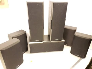 Onkyo Model: SKW-530 Surround Speakers AND Front Speakers NO SABWOOFER - Picture 1 of 18