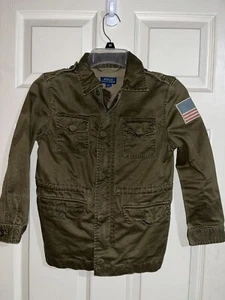 Polo Ralph Lauren Army / Utility / OutdoorJacket Coat Green  Youth Sz Small (7) - Picture 1 of 6