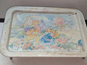 Vintage 1987 Lady Lovely Locks and the Pixietails Metal Lap TV Tray Pony Girls - Picture 1 of 13