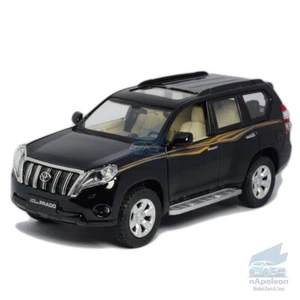 1:32 Toyota Prado Model Car Alloy Diecast Toy Vehicle Collection Kids Gift Black - Picture 1 of 12