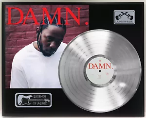 Kendrick Lamar - Damn argento LP display targa discografica - Foto 1 di 3