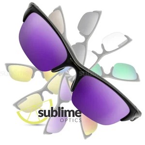 POLARIZED Metallic Indigo Purple Replacement Lenses For Oakley Half Jacket - Picture 1 of 4