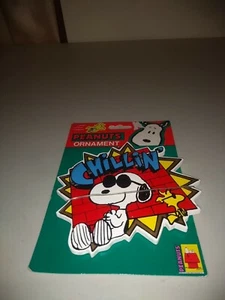 Peanuts Snoopy Kurt S. Adler Wood Ornament PE24 - Picture 1 of 3