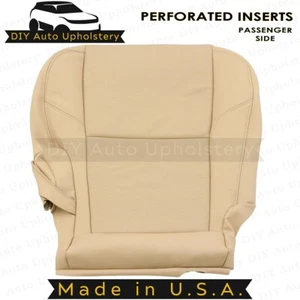 2007 to 2014 For Cadillac Escalade Rear Passenger Bottom Leather seat Cover Tan - Picture 1 of 7