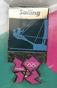 Insignia prendedor olímpico de vela ~ Yachting ~ Juegos de Verano de Londres 2012 ~ Pictograma - Imagen 1 de 6