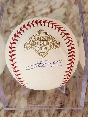 SO TAGUCHI signed OML 2008 World Series baseball PSA/DNA COA PHILLIES - Image 1 of 4