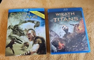 Clash of the Titans 2010 Bluray Lot (2) Wrath Of The Titans 2012 - Picture 1 of 9
