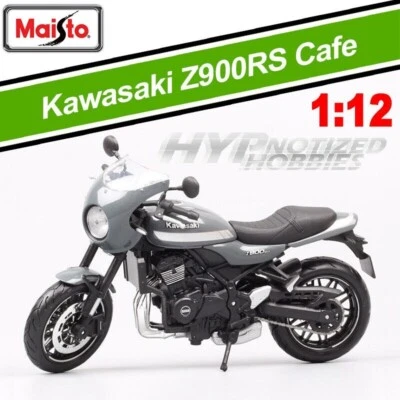 MAISTO 1:12 KAWASAKI Z900RS CAFÉ CINZA 18990 - Imagem 1 de 2