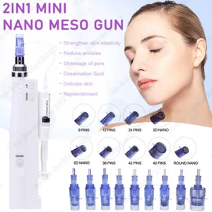2 in 1 Mini Hydra Gun Hautverjüngung Auto Mesotherapie Stift Anti Aging Maschine - Bild 1 von 40