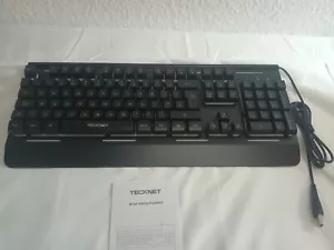 RGB Gaming Keyboard 105 Keys All-Metal Panel, 15-Zone RGB Illumination - Picture 1 of 3