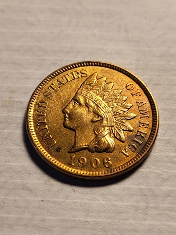 1906 US Indian Head Penny Coin - Estate Find Collection Liquidation g Cover