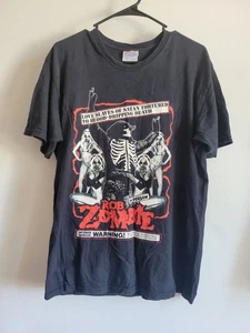 Vintage Rob Zombie Its a Deadly Nightmare Band T-Shirt Herren Medium schwarz - Bild 1 von 11