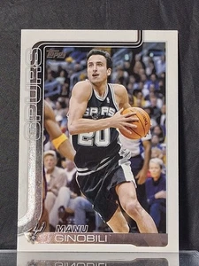 Manu Ginobili San Antonio Spurs 2025-26 Topps Basketball #262 - Picture 1 of 2