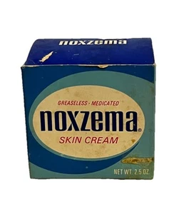 Vintage ca. 1969 Noxema Hautcreme Glas & Box  - Bild 1 von 6