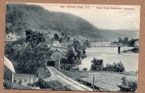South Royalton VT Vermont Blick vom Riverview Cemetery - Bild 1 von 2