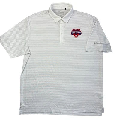 Columbia Brand Golf Clemson Tigers Fútbol 2018 Campeones Nacionales Polo XL Foto 1 de 4