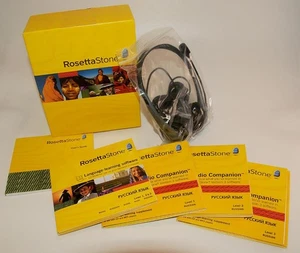 Rosetta Stone ~ Russian Level 1, 2 & 3 SET *Full Version - 2008 CDs + Headphones - Picture 1 of 1