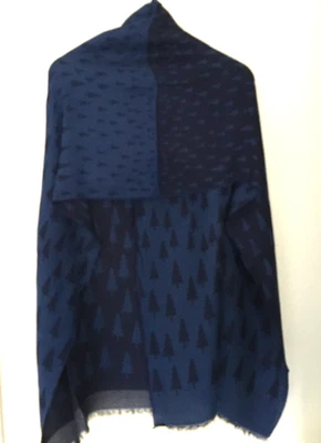 Talbots large gorgeous wool blend Scarf/Shawl size 76" x 20" Made in Italy New! - Image 1 of 4