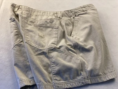 Gloria Vanderbilt Cream Denim Jean Shorts Size 18/ Five Pockets Carpenter - Изображение 1 из 4