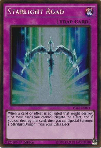 Starlight Road - PGL2-EN091 - Gold Rare - 1st Edition Near Mint Premium Gold 2:  - Image 1 of 1